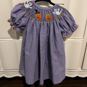 Southern Sunshine 9M Halloween Smocked Dress